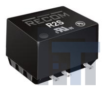 R2S-1215 Преобразователи постоянного тока в постоянный с изоляцией 2W DC/DC 1kV UNREG 12Vin 15Vout