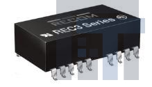 REC3-0505DR-H1 Преобразователи постоянного тока в постоянный с изоляцией 3W DC/DC 1kV REG 5Vin +/-5Vout