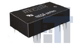 rec5-483.3srwz-h2-a-m-ctrl-x2 Преобразователи постоянного тока в постоянный с изоляцией 5W 'ECONOLINE' DIP24 2kV reg 4:1