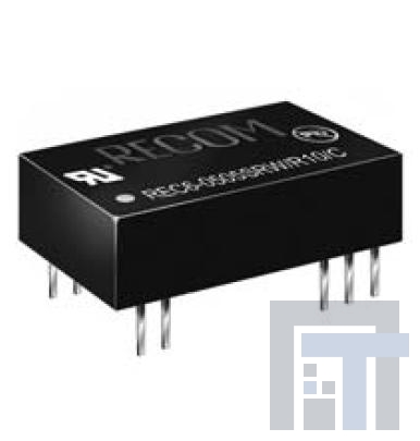 REC6-2405SRW-R10-A Преобразователи постоянного тока в постоянный с изоляцией 6W DC/DC 10kV REG 24Vin 5Vout