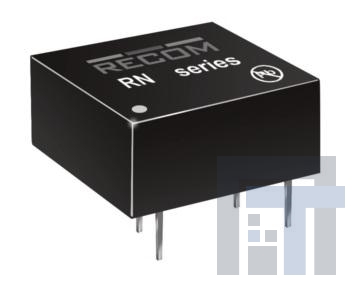 rn-3.307s Преобразователи постоянного тока в постоянный с изоляцией 1.25W DC/DC 1kV UNREG 3.3Vin 07Vout