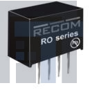 RO-0524S-HP Преобразователи постоянного тока в постоянный с изоляцией 1W DC/DC 2kV UNREG 5Vin 24Vout