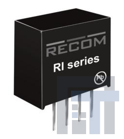 ro-3.305s Преобразователи постоянного тока в постоянный с изоляцией 1W DC/DC 1kV UNREG 3.3Vin 5Vout