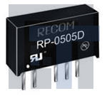 RY-2405S Преобразователи постоянного тока в постоянный с изоляцией 1W DC/DC 1kV REG 24Vin 5Vout