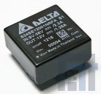 S24SE12002PDFA Преобразователи постоянного тока в постоянный с изоляцией DCDC CONVERTER +12Vout 20W