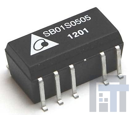 SB01D0505A Преобразователи постоянного тока в постоянный с изоляцией DCDC CONVERTER +/-5Vout 1W