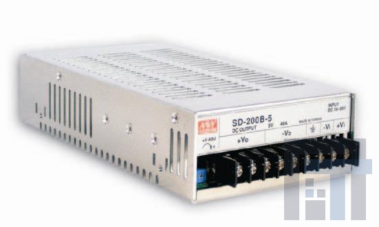 SD-200D-5 Преобразователи постоянного тока в постоянный с изоляцией 200W 72-144Vin 5Vout 40A