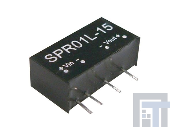 SPR01O-09 Преобразователи постоянного тока в постоянный с изоляцией 1W 9V0-100mA W/EMI FILTER