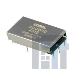 SUCW104812C Преобразователи постоянного тока в постоянный с изоляцией 10W 12V 0.45A Through Hole