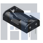 2468 Контакты, защелки, держатели и пружины для цилиндрических батарей 2AAA PC MNT HOLDER