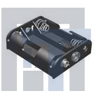 2475 Контакты, защелки, держатели и пружины для цилиндрических батарей AA HOLDER W/SNAPON