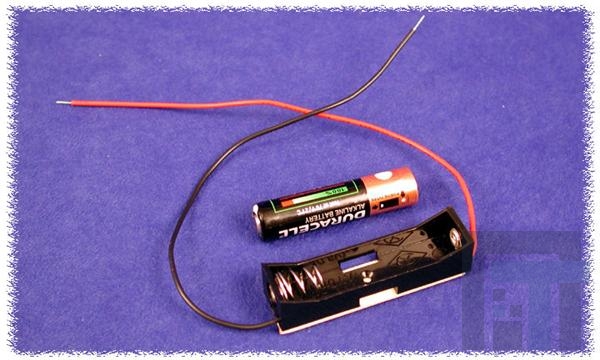 BH1AAAW Контакты, защелки, держатели и пружины для цилиндрических батарей Battery Holder Kit For 1 AAA Cell