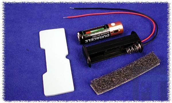 BH2AAW Контакты, защелки, держатели и пружины для цилиндрических батарей Battery Holder Kit for 2 AA Cell