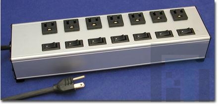 1580H10A1 Сетевые удлинители  Outlet Strip 10 Out. Back 6'Cord