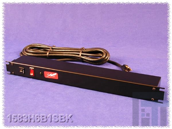 1583H6C1SBK Сетевые удлинители  Power Outlet Strip