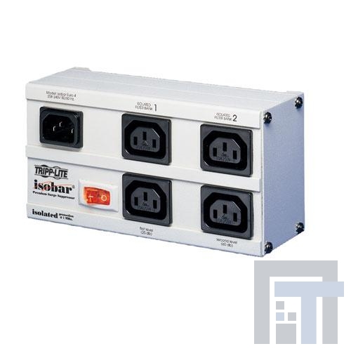 EURO-4 Сетевые удлинители  INTL Iso SurgePrtctr 230V C13 4Outlet