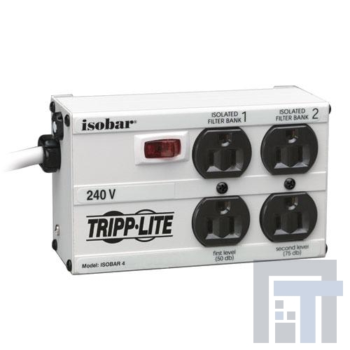 ISOBAR4-220 Сетевые удлинители  4 Outlet 330J 220V