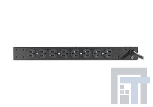 NET9RMBLK Сетевые удлинители  APC Black Rackmount 9 Outlet 120V