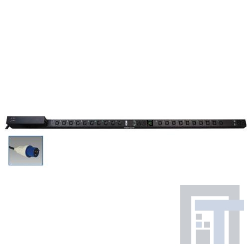 PDUMV32HVNET Сетевые удлинители  PDU Switched 230V 30A C13 C19 24 Outlet 0U RM