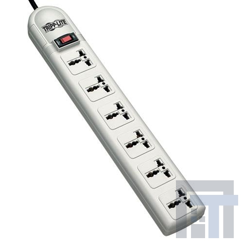 SUPER6OMNI-B Сетевые удлинители  International Surge Protect Strip 230V 6