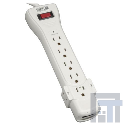 SUPER6TEL12 Сетевые удлинители  7 outlets 12' cord holds 5 Transformers