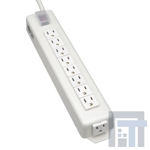 TLM915NC Сетевые удлинители  Tripp Lite Power Strip 120V 5-15R 9 Outlet Metal 15ft Cord 5-15P