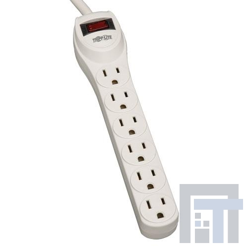 TLP602 Сетевые удлинители  6 OUTLET 2' CORD