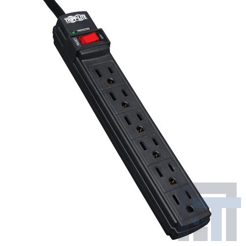 TLP6B Сетевые удлинители  SurgeProtector Strip 6 Outlet 6-Ft Cord