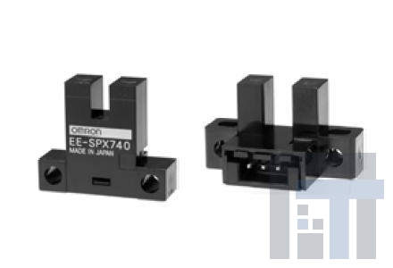 EE-SPX740 Оптические переключатели, передаточные, на фототранзисторах 3.6MM SLOT PMS NPN D-ON