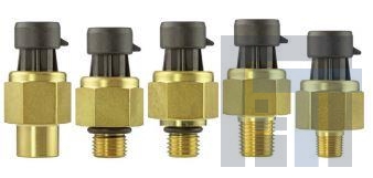 PX3AF1BH010BSAAX Промышленные датчики давления Brass 7/16-20 UNF HNBR, Sealed Gage