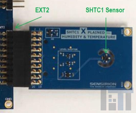 1-101204-01 Инструменты разработки многофункционального датчика Atmel SAMD20 Xplain ProBoard SHTC1 X-Brd