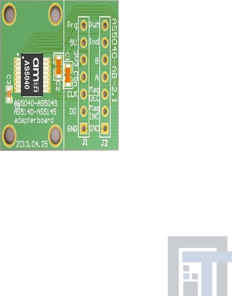 AS5045-AB Инструменты разработки магнитного датчика AS5045 Adapter Board