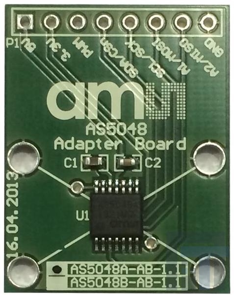 AS5048A-TS-EK-AB Инструменты разработки магнитного датчика Adapter Board with SPI Interface