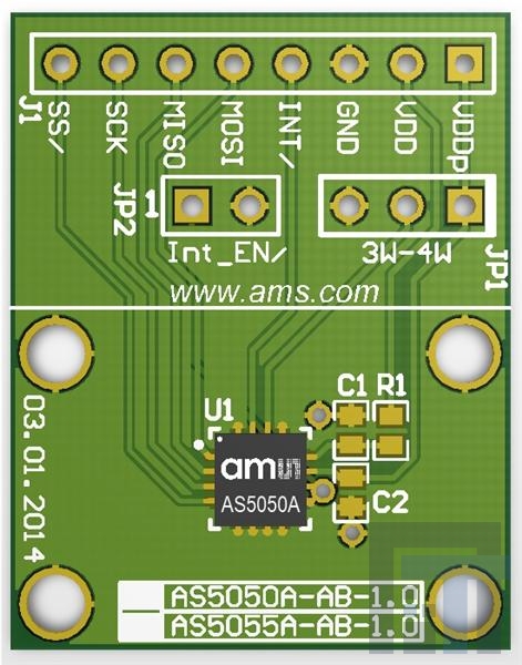 AS5055A-DK-ST Инструменты разработки датчика положения AS5055 Rotary Sensor Design Kit
