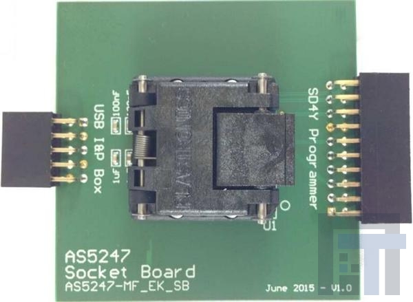 AS5247-MF-EK-SB Инструменты разработки магнитного датчика Socket Board for AS5247