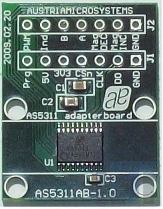 AS5311-TS-EK-AB Инструменты разработки магнитного датчика Adapter Board