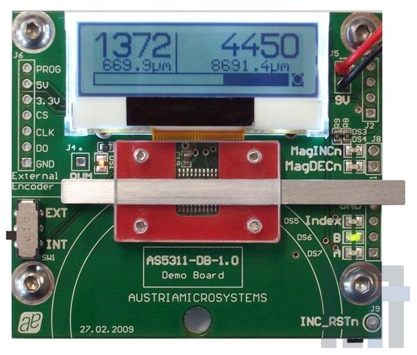 AS5311-TS-EK-DB Инструменты разработки магнитного датчика Demo Board