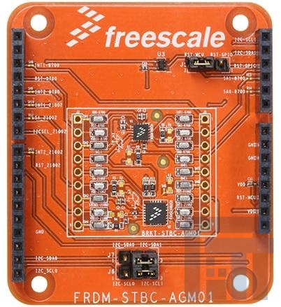 FRDM-STBC-AGM01 Инструменты разработки датчика ускорения Sensor Toolbox for Freescale Freedom development board with FXOS8700C and FXAS21002C