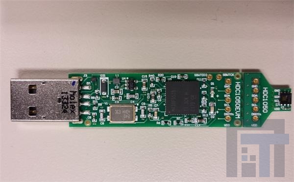 HDC1050EVM Инструменты разработки температурного датчика HDC1050 Low Power Humidity and Temperature Sensor Evaluation Module