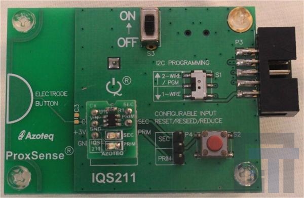 IQS211EV02S Средства разработки тактильных датчиков IQS211 Eval Kit with 3 Modules