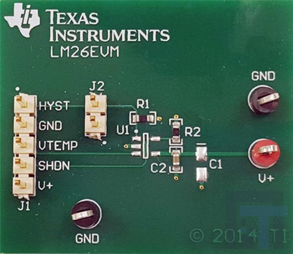 LM26EVM Инструменты разработки температурного датчика Temperature Sensor Switch