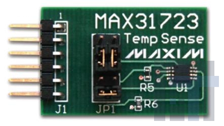 max31723pmb1# Инструменты разработки температурного датчика MAX31723 Peripheral Module