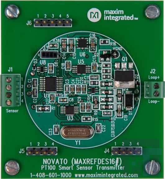 maxrefdes16# Инструменты разработки температурного датчика Novato