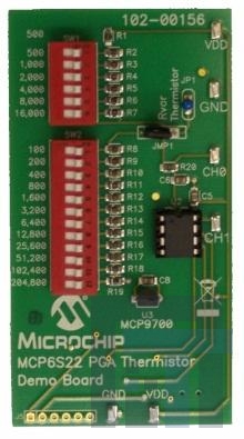 MCP9700DM-TH1 Инструменты разработки температурного датчика MCP9700 Thermistor Demo Board