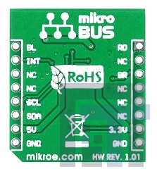 MIKROE-1438 Инструменты разработки оптического датчика Color click