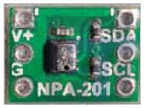 NPA-201-EV Инструменты разработки датчика давления PRESSURE SENSOR EVAL BOARD FOR NPA 201
