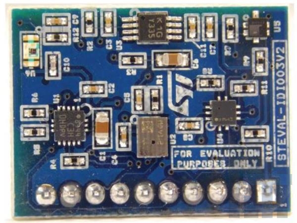 STEVAL-IDI003V2 Инструменты разработки многофункционального датчика Multi-sensor RF platform - sensors board