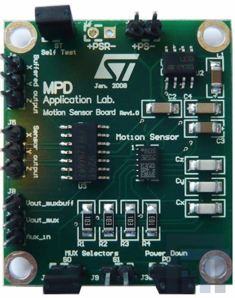STEVAL-MKI019V1 Инструменты разработки датчика ускорения LIS344AL Adapter BRD Plug into DIL 20