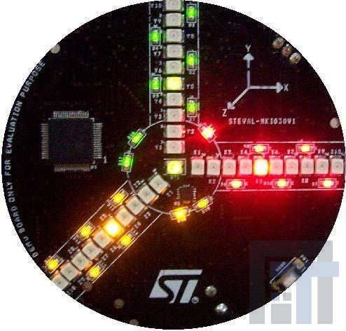 STEVAL-MKI031V1 Инструменты разработки датчика ускорения MUSA w/Display ST7651, USB, SD CARD
