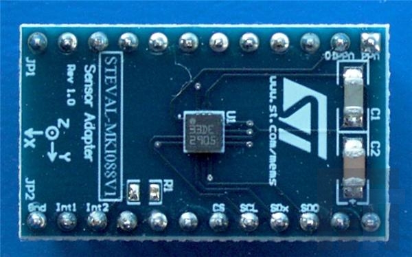 STEVAL-MKI088V1 Инструменты разработки датчика ускорения LIS331DE Adapter Motion Sensor BRD